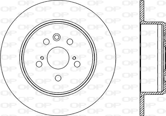 OPEN PARTS Тормозной диск BDR2043.10